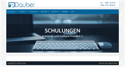 Desktop Screenshot of dauber.com