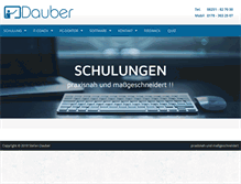 Tablet Screenshot of dauber.com